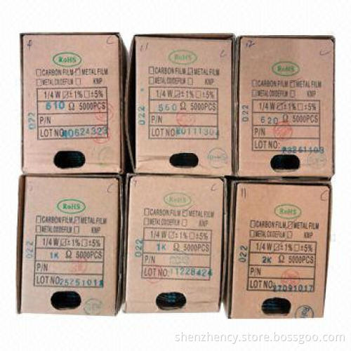 100Ω 1/4W 1% Dip Metal-film Resistor